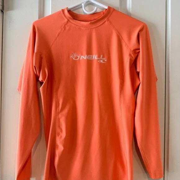 O’Neill Coral Long Sleeve Rash Guard Performance Fit Size Large - Picture 2 of 5